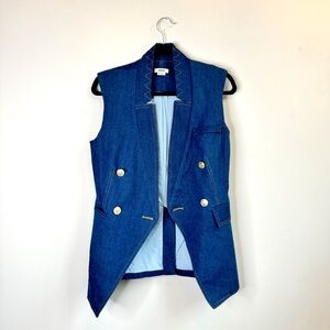 Jason Wu Blue Double Breasted Vest